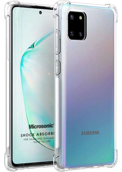 Samsung Galaxy A81 Kılıf Shock Absorbing Şeffaf