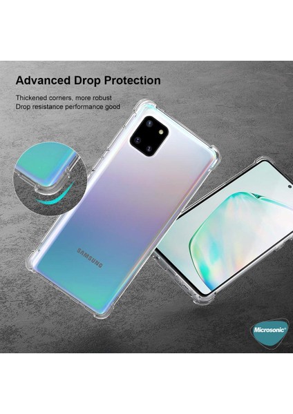 Samsung Galaxy A81 Kılıf Shock Absorbing Şeffaf