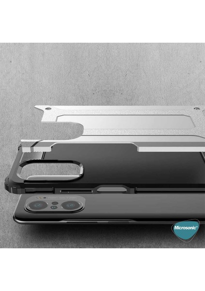 Xiaomi Mi 11I Kılıf Rugged Armor Mavi