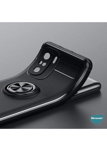 Xiaomi Mi 11I Kılıf Kickstand Ring Holder Lacivert fırsatları