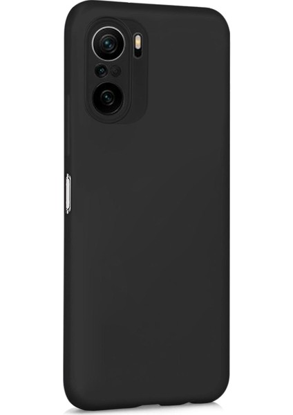 Matte Silicone Xiaomi Mi 11I Kılıf Siyah