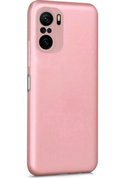 Matte Silicone Xiaomi Mi 11I Kılıf Rose Gold