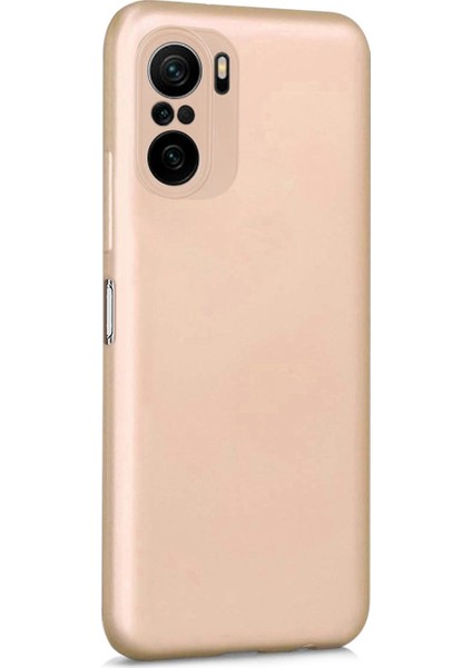 Matte Silicone Xiaomi Mi 11I Kılıf Gold