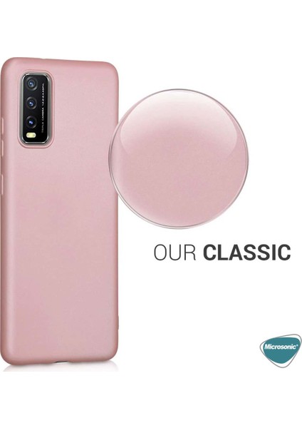 Matte Silicone Vivo Y11S Kılıf Mavi