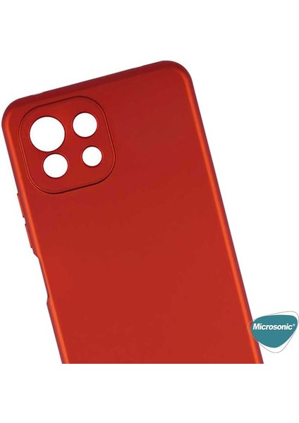 Matte Silicone Xiaomi Mi 11 Lite Kılıf Siyah