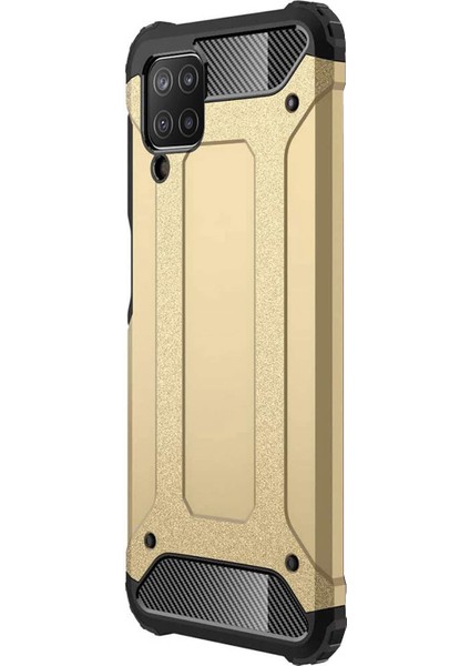 Samsung Galaxy M12 Kılıf Rugged Armor Gold