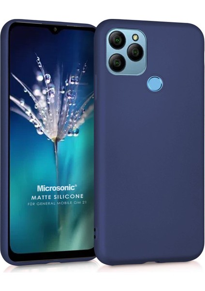 Matte Silicone General Mobile Gm 21 Kılıf Lacivert fiyatları
