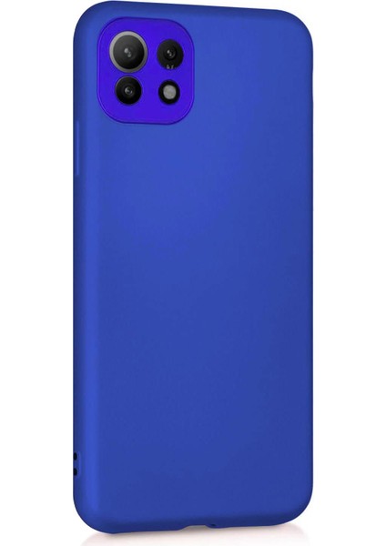 Matte Silicone Xiaomi Mi 11 Lite Kılıf Mavi