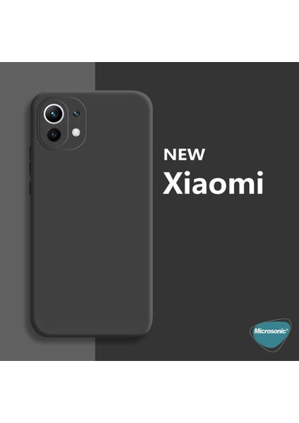 Matte Silicone Xiaomi Mi 11 Lite Kılıf Mavi