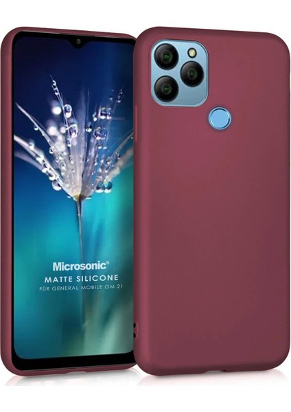 Matte Silicone General Mobile Gm 21 Kılıf Mor fiyatları