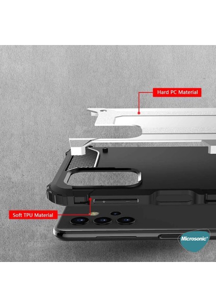Samsung Galaxy A32 4g Kılıf Rugged Armor Mavi