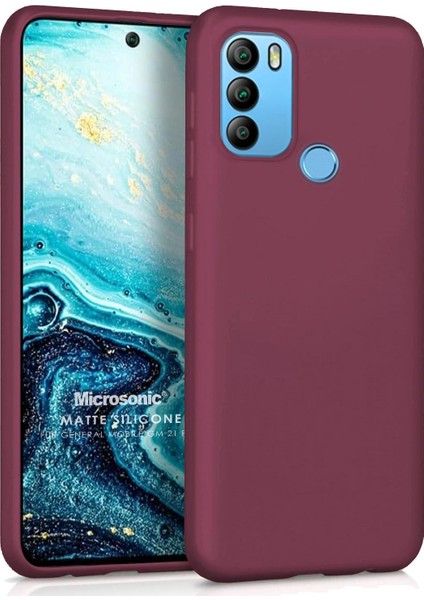Matte Silicone General Mobile Gm 21 Plus Kılıf Mor fiyatları