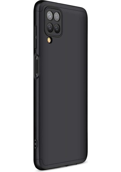 Samsung Galaxy M12 Kılıf Double Dip 360 Protective Siyah