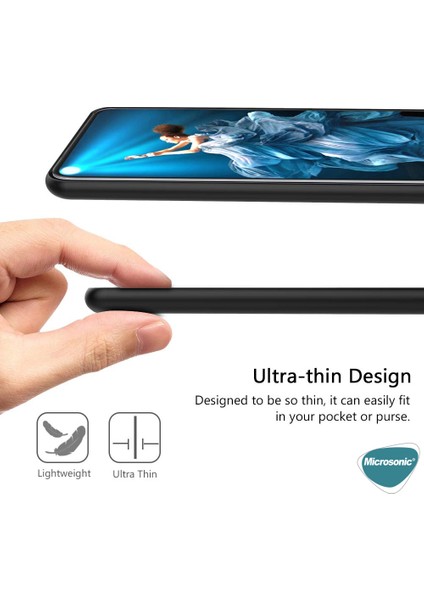 Matte Silicone Xiaomi Redmi K40 Kılıf Siyah