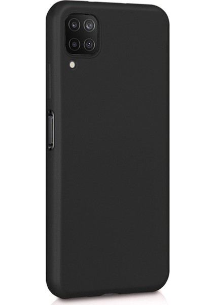 Matte Silicone Samsung Galaxy M12 Kılıf Siyah