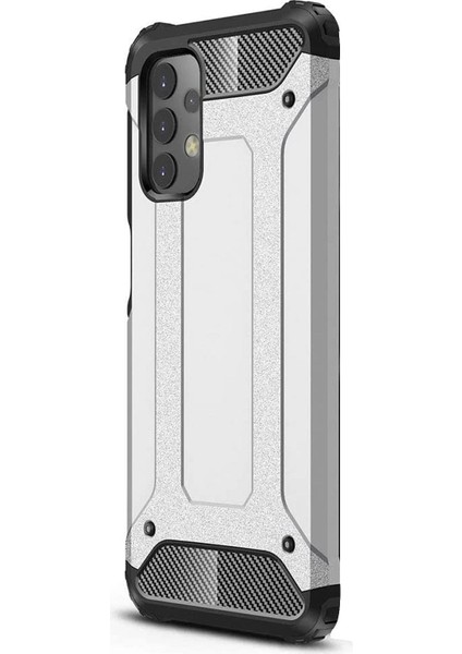 Samsung Galaxy A32 4g Kılıf Rugged Armor Gümüş