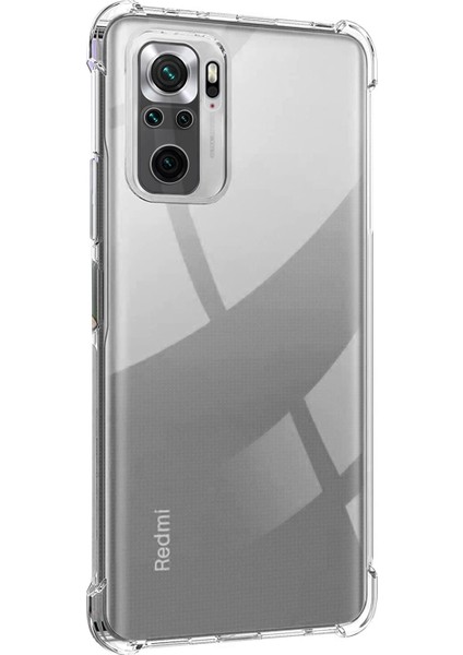 Xiaomi Redmi Note 10S Kılıf Shock Absorbing Şeffaf