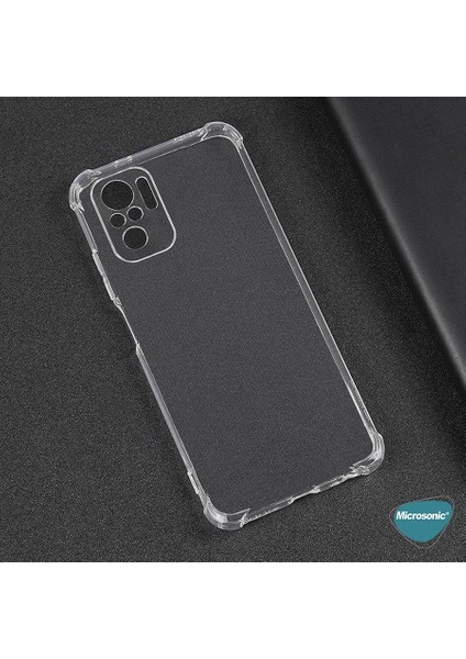 Xiaomi Redmi Note 10S Kılıf Shock Absorbing Şeffaf