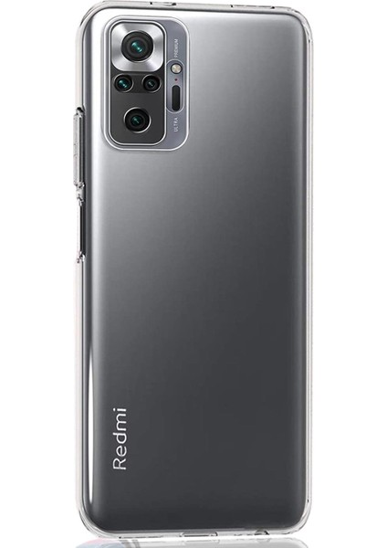 Xiaomi Redmi Note 10 Pro Kılıf Transparent Soft Beyaz