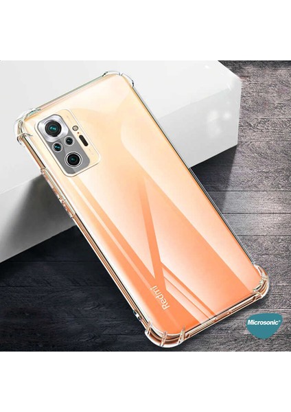 Xiaomi Redmi Note 10 Pro Kılıf Shock Absorbing Şeffaf