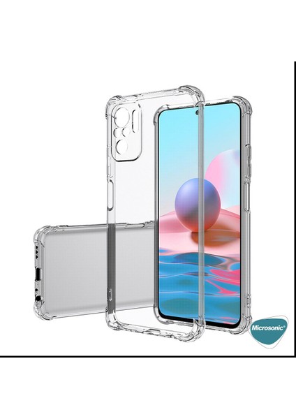 Xiaomi Redmi Note 10 Pro Kılıf Shock Absorbing Şeffaf