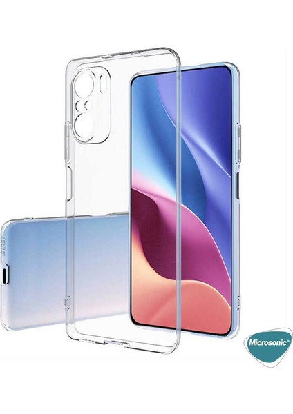 Xiaomi Redmi K40 Pro Kılıf Transparent Soft Beyaz