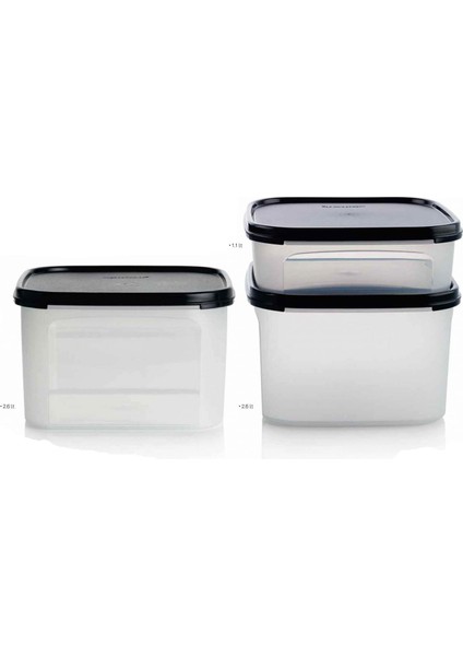 Modüler Set Siyah 1,1 x 2,6 x 4 lt.