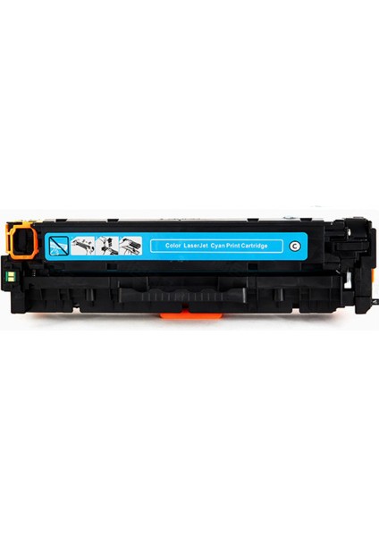 Hp Color Laserjet CP1514N Uyumulu Toner 125A Mavi Muadil Toner