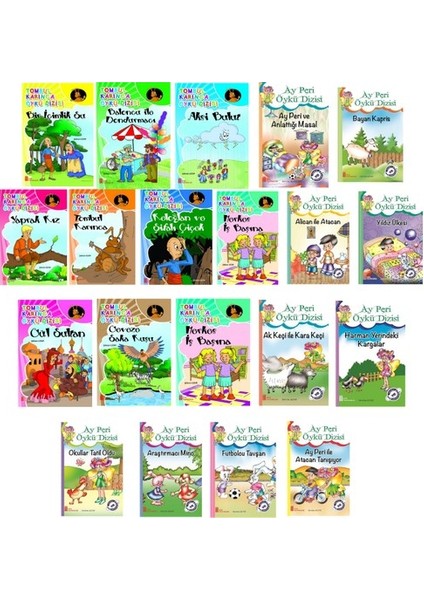1.ve 2. Sınıflar Için Soru Kitapçıklı 20'li Harika Bir Kitap Seti