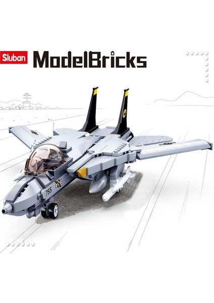 Model Brıcks F14 Uçak