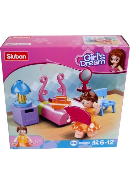 Girl's Dream 42 Parça Yatak Odası Seti