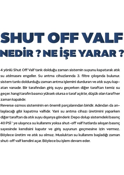 Hanedan Su Arıtma Cihazları Için Shut Off Vana Dört Yollu Vana