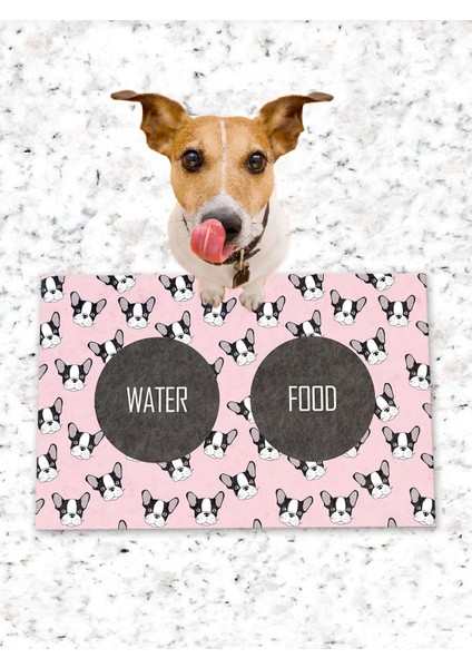 Köpek Kedi Mama ve Eğitim Altlığı Kaymaz Tabanlı
