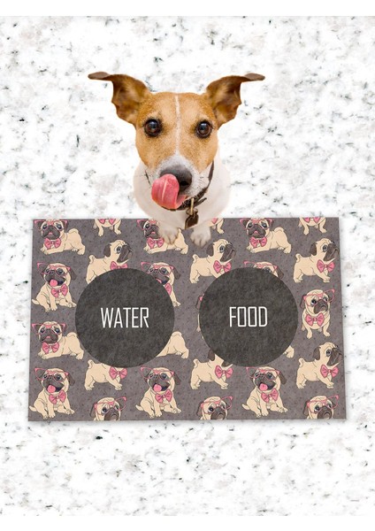 Köpek Kedi Mama ve Eğitim Altlığı Kaymaz Tabanlı