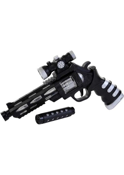 Oyuncak PRE959 Içi Dönen Işıklı Sesli Tabanca 37 cm