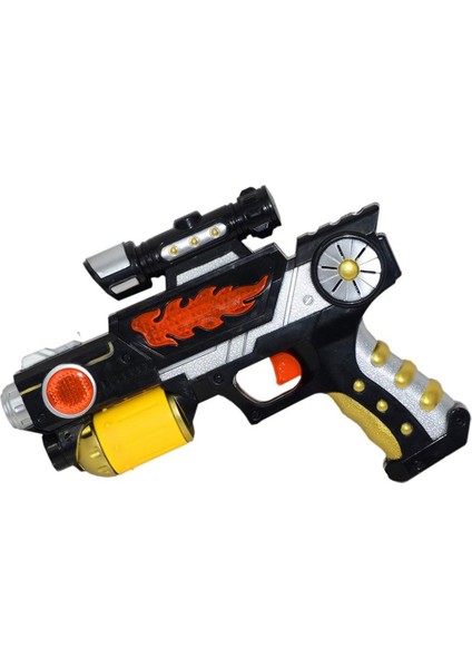 632 Tabanca Işıklı Sesli Lazerli 21 cm