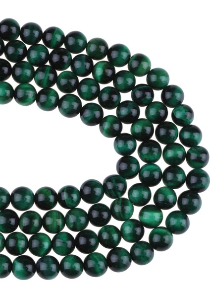8 mm Yeşil Kaplangözü Taşı Dizi - DZ3931-Y