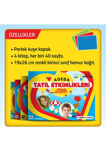 Tatil Etkinlikleri Kitabı 1. Sınıf