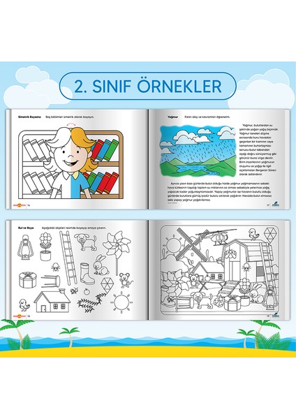Tatil Etkinlikleri Kitabı 2. Sınıf