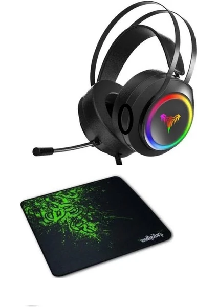 Profesyonel Headset Pro 7.1 USB Rgb Gaming Oyuncu Kulaklığı + Mouse Pad