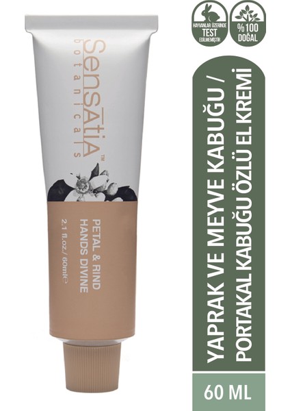 Yaprak ve Kabuk El Kremi / Portakal Kabuğu Özlü El Kremi 60ML fiyatları