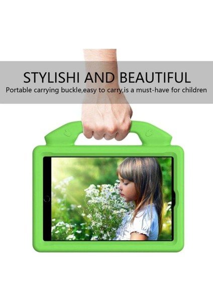 iPad Pro 11 (2018) Kılıf Standlı Çocuk Tablet Kılıfı Like - Yeşil