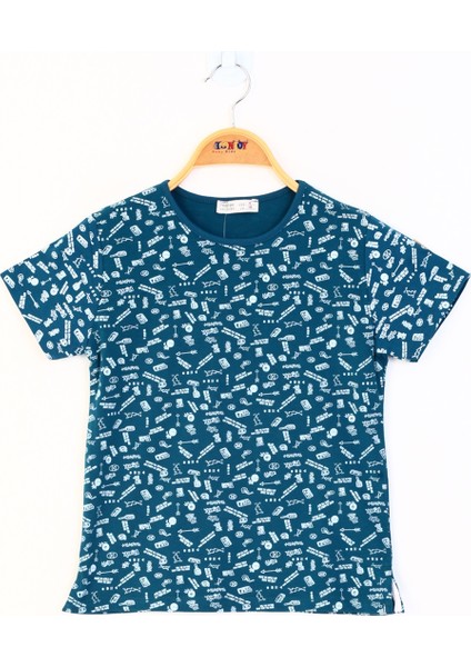 Toontoy Erkek Çocuk Komple Baskılı Tişört