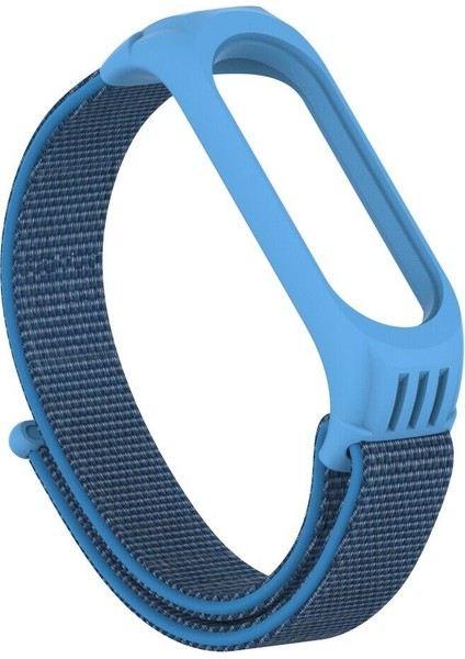 Xiaomi Mi Band 3 4 5 6 Hasır Kumaş Örgü Spor Kordon Kayış