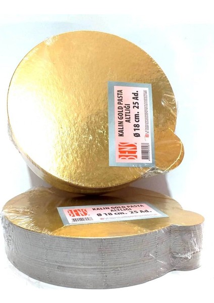 Gold Mendil Pasta Altlığı (Kalın) 18CM 25 'li fiyatları