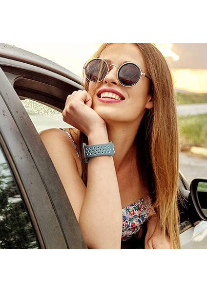 Moto 360 42 mm Için Delikli Silikon Kordon Kayış - KY12 fiyatları