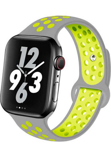 Samsung Galaxy Watch 42 mm Için Delikli Silikon Kordon Kayış - KY12