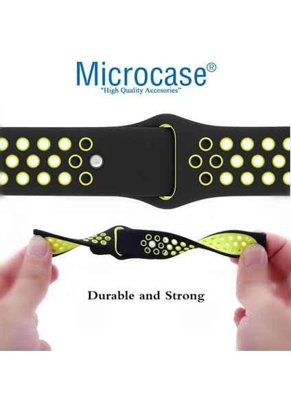 Moto 360 42 mm Için Delikli Silikon Kordon Kayış - KY12 indirimleri