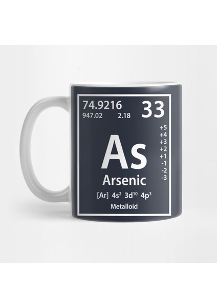 Arsenic Element (White) Kupa Bardak