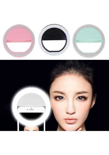 Selfie Işığı Ring Light LED Flash Beauty Light Taşınabilir Ledli modelleri